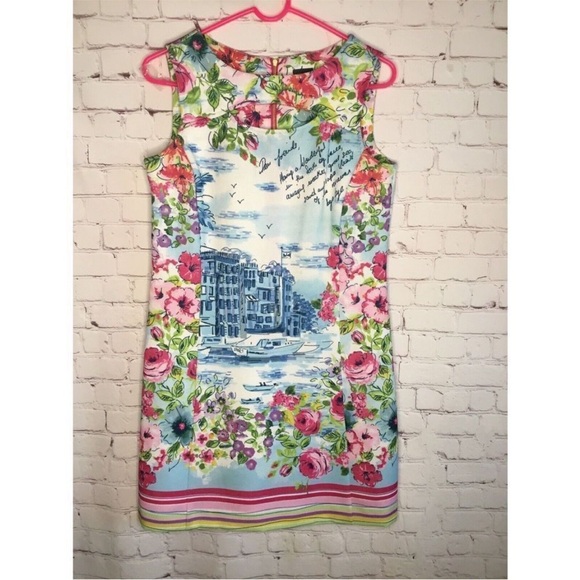 Gabby Skye Dresses & Skirts - Gabby Skye Women's Shift Dress Floral Venice